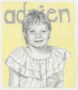 adrien // pencil & colored pencil on paper, 2016