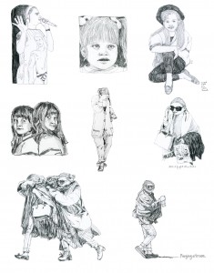 B&W Pencil drawings, 2015